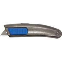 Couteau r&eacute;tractable non peintur&eacute; SECUPRO MEGASAFE, 20 mm, Acier inoxydable, Robuste, Prise en Aluminium GTA Hardware Inc