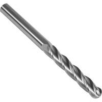 S147 30° Extra Long Ball Nose End Mill, 1/2" Dia., 6" L, 4 Flutes, 1/2" Shank, Carbide GTA Hardware Inc