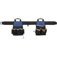 Combin&eacute;s de ceinture &agrave; outils &agrave; 20 pochettes, Polyester, Noir GTA Hardware Inc