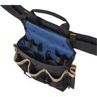 Combin&eacute;s de ceinture &agrave; outils &agrave; 20 pochettes, Polyester, Noir GTA Hardware Inc