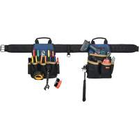 Combin&eacute;s de ceinture &agrave; outils &agrave; 20 pochettes, Polyester, Noir GTA Hardware Inc
