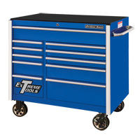 Armoire roulante pour outils s&eacute;rie RX, 11 tiroirs, 41-1/2" la x 25-1/2" p x 40-1/2" h, Bleu GTA Hardware Inc