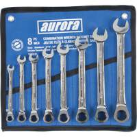 Fixed Head Wrench Set, Combination, 8 Pieces, Imperial GTA Hardware Inc