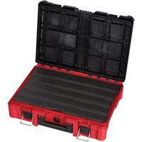 Coffre &agrave; outils avec partitions ajustables Packout, 20-7/10" x 15-1/5" x 6-1/5", Noir/Rouge GTA Hardware Inc