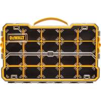 Compartment Pro Organizer, 11" W x 17-5/8" D x 2-7/8" H, Black/Yellow GTA Hardware Inc