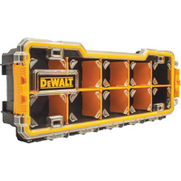 Compartment Pro Organizer, 6-5/8" W x 17-5/8" D x 2-7/8" H, Black/Yellow GTA Hardware Inc
