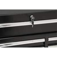 Chariot &agrave; outils industriel, 11 tiroirs, 41" la x 18-3/4" p x 39-1/3" h, Noir GTA Hardware Inc