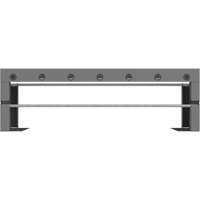 Wire Spool Rack for Bins & Drawers, Add-On, 33-3/4" W x 9-5/16" D x 10-5/8" H GTA Hardware Inc