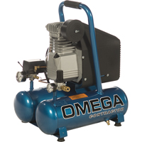 Portable Contractor Series Compressors - Oil Lube, Direct Drive, Electric, 3.3 Gal. (4 US Gal), 125 PSI, 115/1 V GTA Hardware Inc