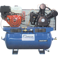 Industrial Series Air Compressors - Engine Compressors, 25 Gal. (30 US Gal) GTA Hardware Inc