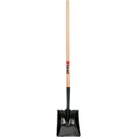 Square Point Shovel, Wood, Tempered Steel Blade, Straight Handle, 42" Long GTA Hardware Inc