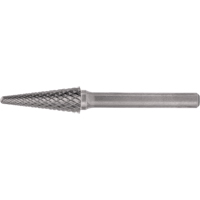 Fraises au carbure solide - Forme conique, extr&eacute;mit&eacute; rayon de 14° CLEVELAND GTA Hardware Inc