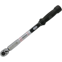 Cl&eacute; dynamom&eacute;trique &agrave; t&ecirc;te fine pour usage intensif, &agrave; cliquer, Entraînement 3/8" carr&eacute;, 10 - 80 lb-pi GTA Hardware Inc