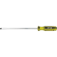Slot Jumbo Handle Screwdriver, 3/8", 10" L, Plastic Handle GTA Hardware Inc