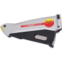 Hidden Edge&reg; Knife, 19 mm, Steel, Aluminum Handle GTA Hardware Inc