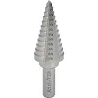 Progressive Step Drill, 1/4" - 3/8" , 1/8" Increments, High Speed Steel GTA Hardware Inc