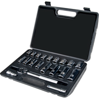 Jeu de douilles, 20 Mcx, Prise de 3/8", Profond GTA Hardware Inc