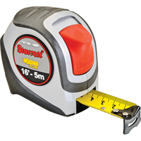 High Visibility Orange Tape Measure, 1" x 16'/5 m, 1/16" Graduations GTA Hardware Inc
