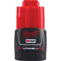 M12 Redlithium 2.0 Battery, Lithium-Ion, 12 V, 2 A GTA Hardware Inc