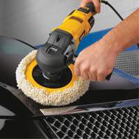 Variable Speed Polisher with Soft Start, 9"/7" Pad, 120 V, 12 A, 0-3500 RPM GTA Hardware Inc