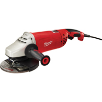 Meuleuse &agrave; angle large et prise g&acirc;chette avec verrou, 7"/9", 120 V, 15 A, 6000 Tr/min GTA Hardware Inc