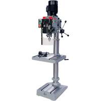 Gearhead Drilling Machine, 1/2" Chuck, 6 Speed(s), 19-1/2" W x 21-3/4" L, #3 Morse GTA Hardware Inc