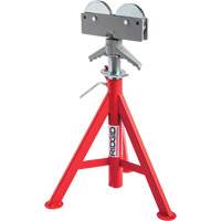 Support de tuyau pour rouleau baiss&eacute; no RJ-98, 59-104 cm R&eacute;glage de la hauteur, 12" Capacit&eacute; max. de tuyau, 1000 lb Capacit&eacute; de charge max. GTA Hardware Inc