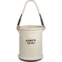 Heavy-Duty Buckets, 11" L x 11" W x 16" H, Canvas, Beige GTA Hardware Inc