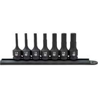 Hex Bit Impact SAE Socket Set, 7 Pieces GTA Hardware Inc