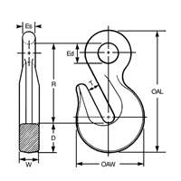 Cam-Alloy&reg; Eye Grab Hook GTA Hardware Inc