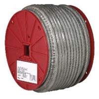 C&acirc;ble m&eacute;tallique, 250' (76,2 m) x 3/32", 184 lb (0,092 tonne), Rev&ecirc;tement de vinyle GTA Hardware Inc