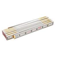 Folding Wood Rule, 6' L, Wood, 1/6" Graduations GTA Hardware Inc