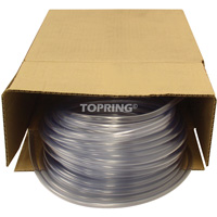 Tubing, Air/Water, 0.625" OD x 100' L, PVC, Clear, 30 PSI @ 20°C GTA Hardware Inc