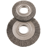 8" Major Wire Wheel Brushes, 8" Dia., 0.005" Fill, 2" Arbor GTA Hardware Inc