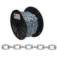 Chaîne torsad&eacute;e, Acier &agrave; faible teneur en carbone, #4 x 100' (30,4 m) l, Charge d'utilisation 215 lb (0,1075 tonne) GTA Hardware Inc