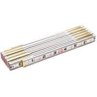 Red End&reg; Brick Mason Rule, 6' L, Wood, 1/16" Graduations GTA Hardware Inc