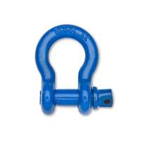 Farm Clevis Anchor Shackle, 1/4", Screw Pin, Coated GTA Hardware Inc