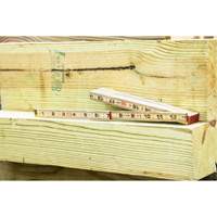 Folding Rule, 6' L, Wood, 1/16" Graduations GTA Hardware Inc
