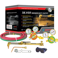 Silver Medium-Duty Welding & Cutting Outfits, 1/2" Cut, 1/4" Weld GTA Hardware Inc