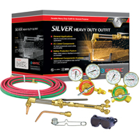 Silver Heavy-Duty Welding & Cutting Outfi ts, 3/4" Cut, 1/2" Weld GTA Hardware Inc