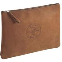 Contractor's Leather Portfolio Zipper Bag, Tool Holder, Leather, 1 Pockets GTA Hardware Inc