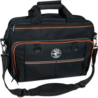 Sac techno Tradesman Pro avec pochette pour ordinateur portable, Polyester, 22 pochettes, Noir/Orange GTA Hardware Inc