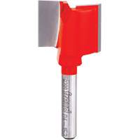 Fraise - foret droit &agrave; double cannelure, 1" dia, 3/4" ha, 2" lo, 1/4" Manche GTA Hardware Inc