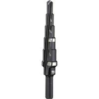 #2 Step Drill Bit, 3/16" - 1/2" , 1/16" Increments, High Speed Steel GTA Hardware Inc