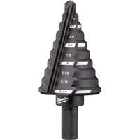 #5 Step Drill Bit, 1/4" - 1-3/8" , 1/8" Increments, High Speed Steel GTA Hardware Inc
