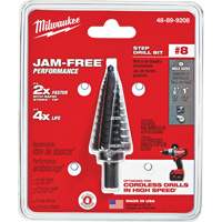 Foret &eacute;tag&eacute; no 8, 1/2" - 1", Incr&eacute;ments de 1/16", Acier rapide GTA Hardware Inc