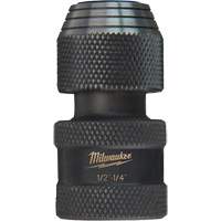 Adaptateur de douille carr&eacute;e &agrave; hexagonale pour tournevis &agrave; percussion Shockwave, Chocs, Prise 1/4", Douille 1/2", 1,875" lo GTA Hardware Inc