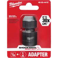 Adaptateur de douille carr&eacute;e &agrave; hexagonale pour tournevis &agrave; percussion Shockwave, Chocs, Prise 1/4", Douille 1/2", 1,875" lo GTA Hardware Inc