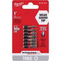 Jeu d'embouts Shockwave 1" Impact Duty Torx GTA Hardware Inc