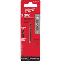 Thunderbolt&reg; Jobber Drill Bit, High Speed Steel, 1/16", 1-7/8" L, 7/8" Flute, 135° Point Angle GTA Hardware Inc